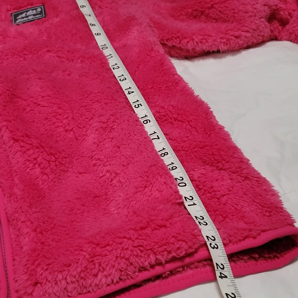Eddie Bauer Plush Sherpa Fleece Zip Hoodie Kids XL